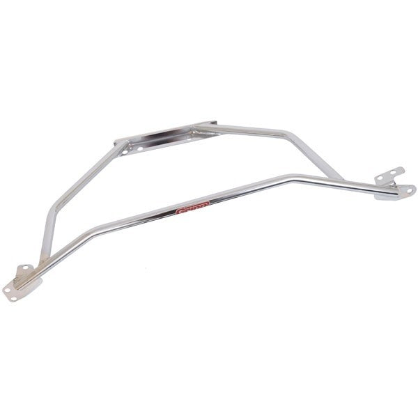 BBK 94-04 Mustang V6 GT Tubular Strut Tower Brace - Polished Chrome Finish - 0