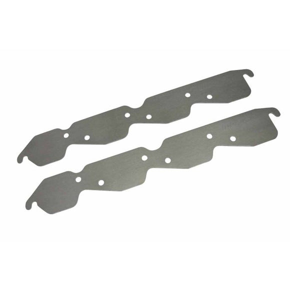 Moroso Chevrolet Big Block Mark IV (w/Conv. Heads) Exhaust Block-Off Storage Plate - Aluminum - Pair