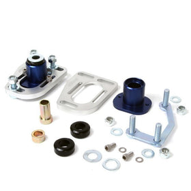 BBK 79-93 Mustang Caster Camber Plate Kit - Silver Anodized Finish - 0
