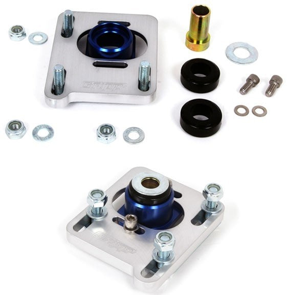 BBK 94-04 Mustang Caster Camber Plate Kit - Silver Anodized Finish - 0