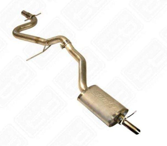 Techtonics 2.5" Stainless Steel Exhaust System With Borla Muffler - VW 2.0T Mk5 Jetta