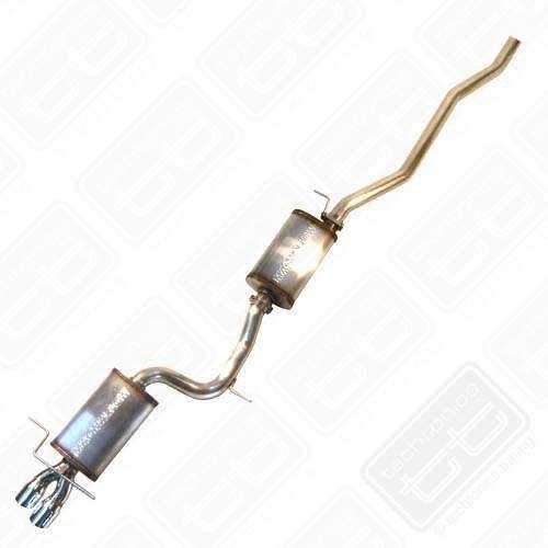 Techtonics Stainless Dual Tip Exhaust | 96-01 Audi A4 1.8T W/DP