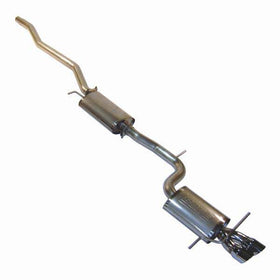 Techtonics Stainless Dual Tip Exhaust | 96-01 Audi A4 1.8T Quattr