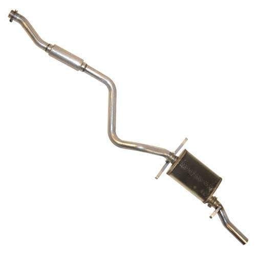 TT Aluminized Exhaust 2.25" Cat Back '90-'93 Cabriolet W/Stainless Muffler | 253 328