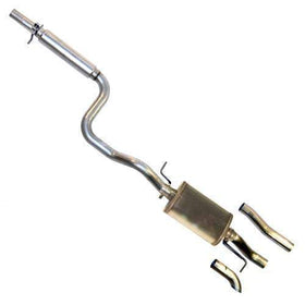 Techtonics Aluminized 2.5" Cat Back Exhaust (Fits 2.5") - VW / Mk4 / 1.8T / VR6 / Golf / Beetle / TDI