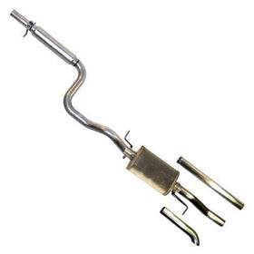 Techtonics Stainless 2.5" Cat Back Exhaust (Fits 2.5") - VW / Mk4 / 1.8T / VR6 / Jetta / TDI