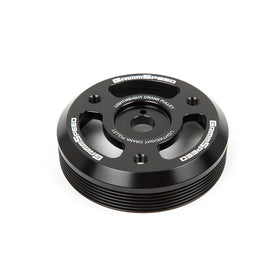Grimmspeed Lightweight Crank Pulley Black For Subaru FA/FB Engines Equipped w/1- - 0