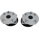 BBK 05-14 Mustang Caster Camber Plate Kit - Silver Anodized Finish-1