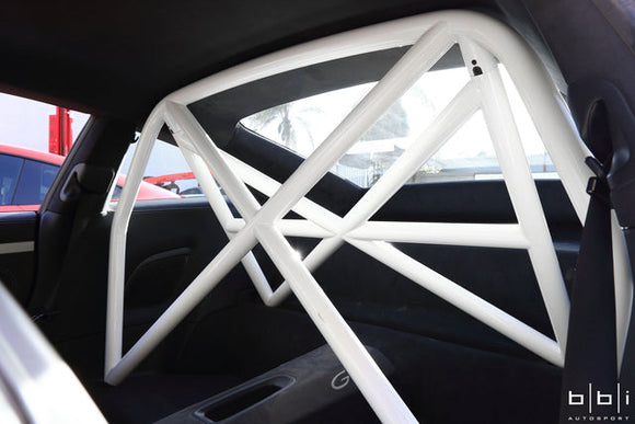 BBi 991 GT2 GT3 / RS StreetCup Bolt-In Roll Bar. Gussetted. Raw