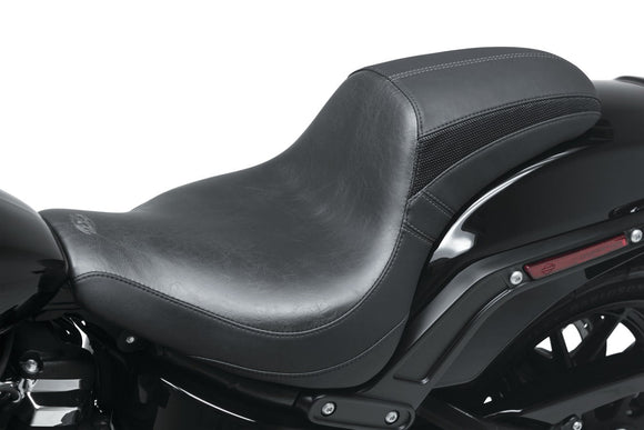 Mustang 18-21 Harley Fat Bob Tripper Fastback 1PC Seat - Black