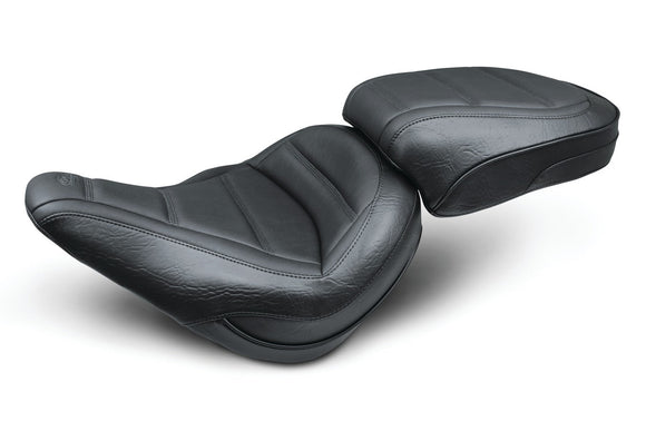 Mustang 18-21 Harley Softail Slim Standard Touring Passenger Seat - Black