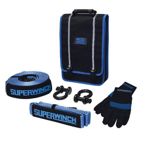 Superwinch Getaway Recovery Kit (Incl. Bow Shackles/Tree Trunk Protec/Recovery Strap/Gloves/Bag) - 0