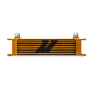 Mishimoto Universal 10 Row Oil Cooler - Gold-1