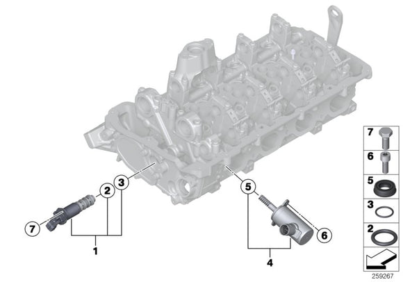 BMW Valvetronic Eccentric Shaft Actuator - Genuine BMW 11377605025