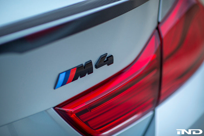 BMW F82 M4 Trunk Emblem - Gloss Black