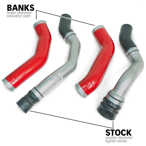 Banks 13-18 Ram 6.7L Diesel Boost Tube System - Raw Tubes - 0