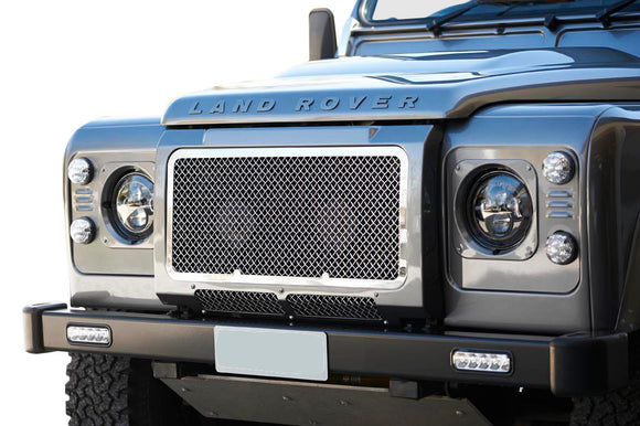 Zunsport LandRover Defender Full Grille Set (5)  - Silver finish