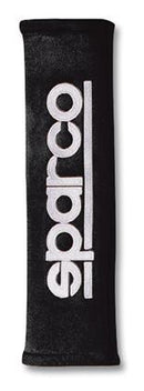 SPARCO BELT PAD 2IN ALCANTARA BLACK-1