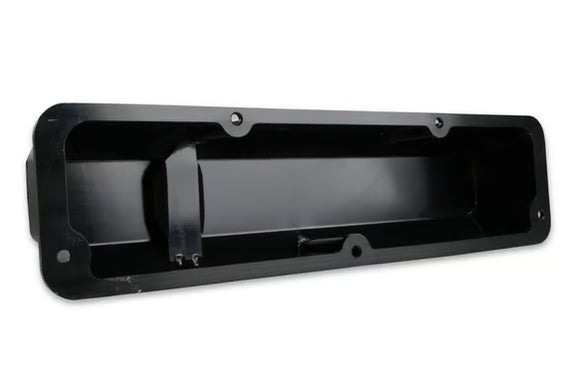 Mr. Gasket Fabricated Aluminum Valve Covers - Black Finish Fits 1958-1976 Ford 332-428 FE