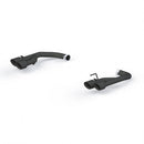 MBRP 18-20 Ford Mustang GT 2.5in Black Coated Non Active Dual Axle Back Exhaust - 4in Dual Wall Tips-1
