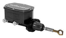 Wilwood Compact Tandem Master Cylinder - 7/8in Bore - w/Pushrod fits Mustang (Black)-1