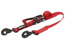 SpeedStrap 2In x 10Ft Ratchet Tie Down w/ Twisted Snap Hooks - Red-1