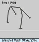 Cusco D1 Chromoly 2 Passenger 4pt Roll Cage 07-13 Mini Cooper S (R53) (S/O No Cancel/Return)-1