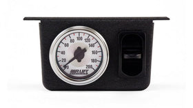 Single Needle Gauge Panel with one paddle switch- 200 PSI