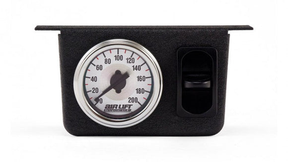 Single Needle Gauge Panel with one paddle switch- 200 PSI