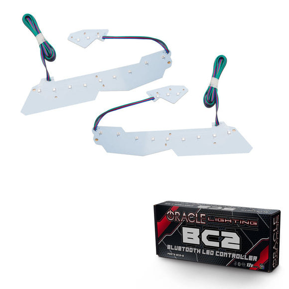 Oracle 14-19 Chevy Corvette C7 Headlight DRL Upgrade Kit - ColorSHIFT w/o Controller SEE WARRANTY