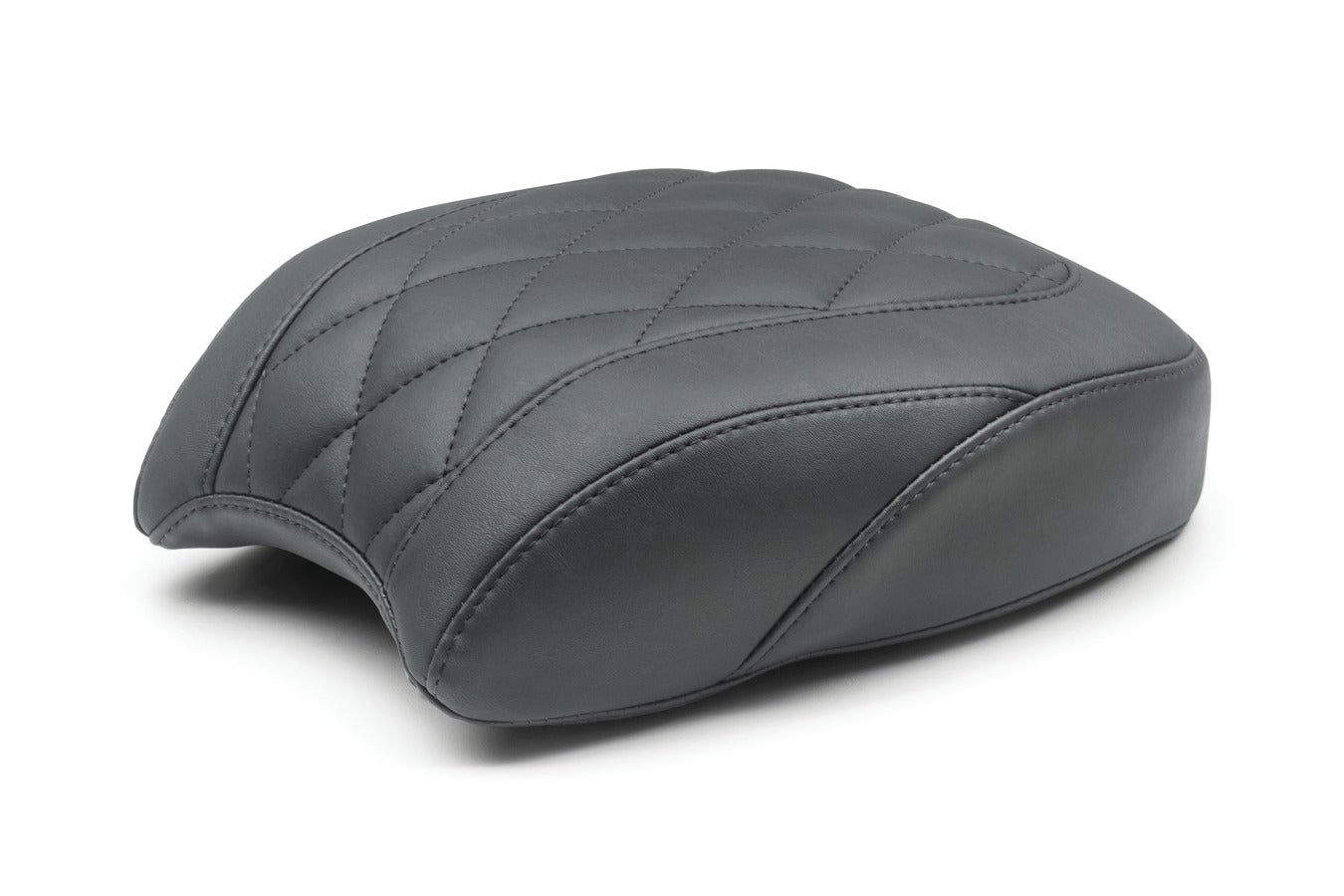 Mustang 18-21 Harley Softail Slim Wide Tripper Passenger Seat Diamond Stitch - Black