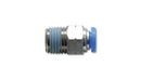 Vibrant Male Straight Pneumatic Vacuum Fitting (1/8in NPT Thread) for use with 5/32in(4mm) OD tubing-1