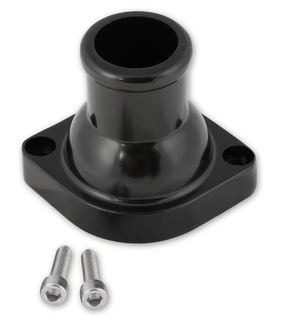 Mr. Gasket GM LS Water Neck - Straight - Black Finish 1997-2015 GM LS Engines