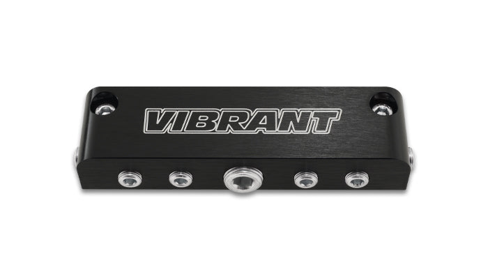 Vibrant Aluminum Vacuum Manifold (new design) - Black