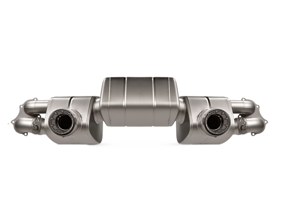 Akrapovic 2020+ Porsche Cayman GT4 (718) Slip-On Race Line (Titanium) (Req Tips / Option 2)
