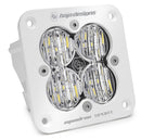 Baja Designs Squadron Sport White Wide Cornering Pattern Flush Mount LED Light Pod - Clear-1