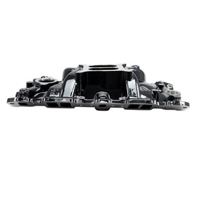 EDELBROCK Performer EPS Intake Manifold for 1955-86 Small-Block Chevy, Black Plasma Finish - 0