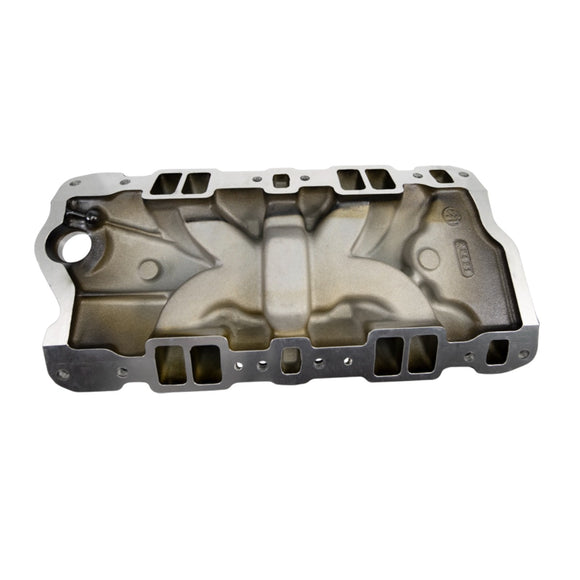 EDELBROCK Performer EPS Intake Manifold for 1955-86 Small-Block Chevy, Black Plasma Finish