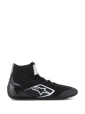ALPINESTARS SUPETECH SHOES FIA/SFI - BLACK WHITE - 10.5 (2710125-10-10.5)