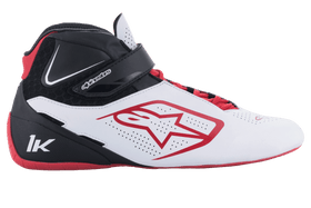 ALPINESTARS TECH-1 K V2 SHOES - WHITE BLACK RED - 11 (2712022-213-11)
