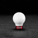 Mazda COBB Knob - White Knob w/ Race Red-1