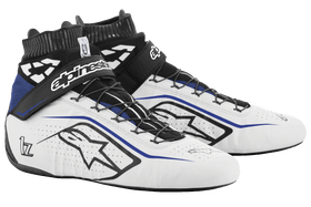 ALPINESTARS TECH-1 Z V2 SHOE US - WHITE BLACK ELECTRIC BLUE - 6 (2715120-2177-6)