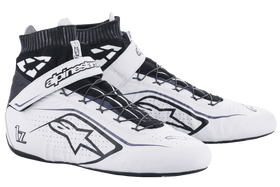 ALPINESTARS TECH-1 Z V2 SHOE US - WHITE BLACK - 10 (2715120-21-10)