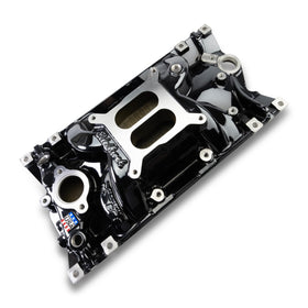 Edelbrock Perf EPS Manifold for Small-Block Chevy Vortec, Black Plasma Finish - 0