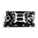 Edelbrock Perf EPS Manifold for Small-Block Chevy Vortec, Black Plasma Finish-1