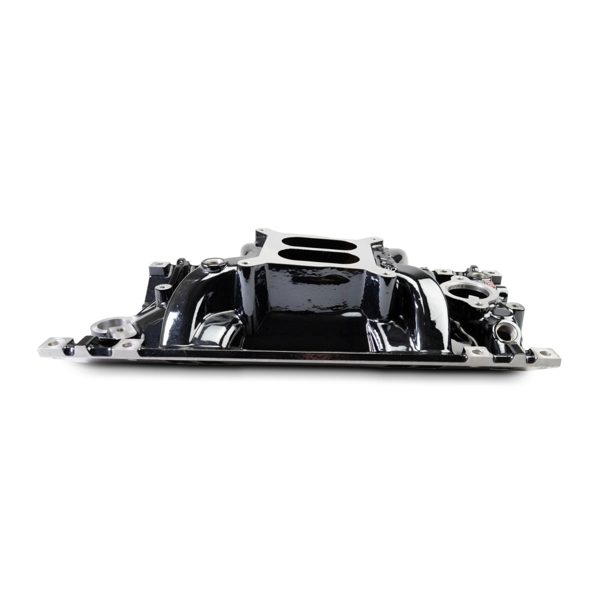 Edelbrock Perf EPS Manifold for Small-Block Chevy Vortec, Black Plasma Finish