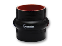 Vibrant 4 Ply Hump Hose - 1.75in I.D. x 3in Long - Black
