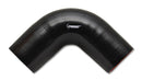 Vibrant 4 Ply Reinforced Silicone Elbow Connector - 2.75in I.D. - 90 deg. Elbow (BLACK)-1