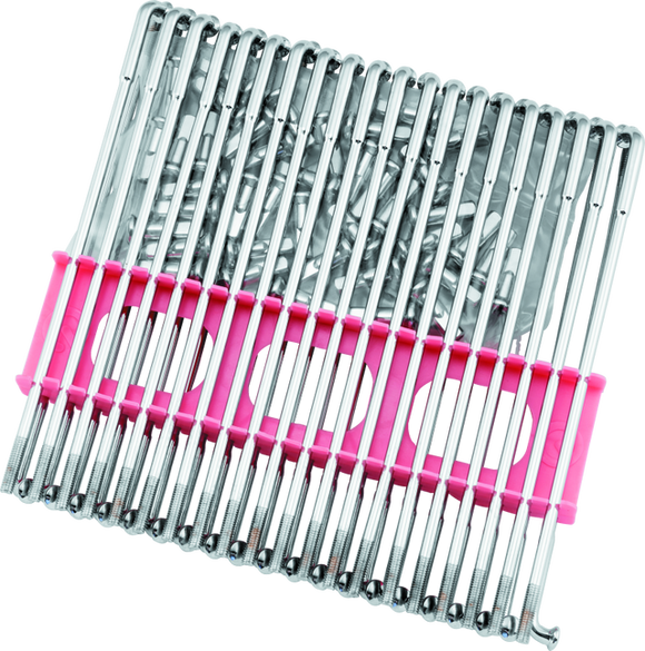 Bikers Choice 40-98 Chrome Front/Rear Spokes Replaces H-D 43032-40C Fits Steel Hub W/ 16in Rim