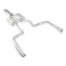 Stainless Works 2008-14 Challenger 3in Catback X-Pipe Chambered Mufflers OEM Tips-1